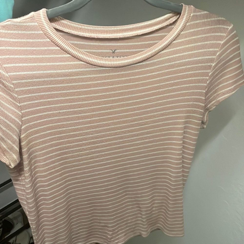 American Eagle Soft & Sexy Ribbed Tee